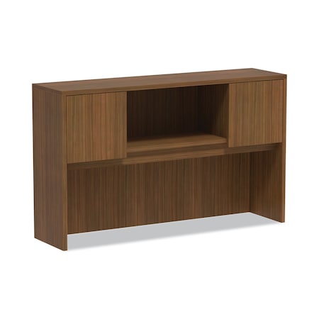 Alera Alera Valencia Series Hutch, 3-Comp, 15 in D X 35.38" H, 58.88" W X Woodgrain Laminate VA286015WA